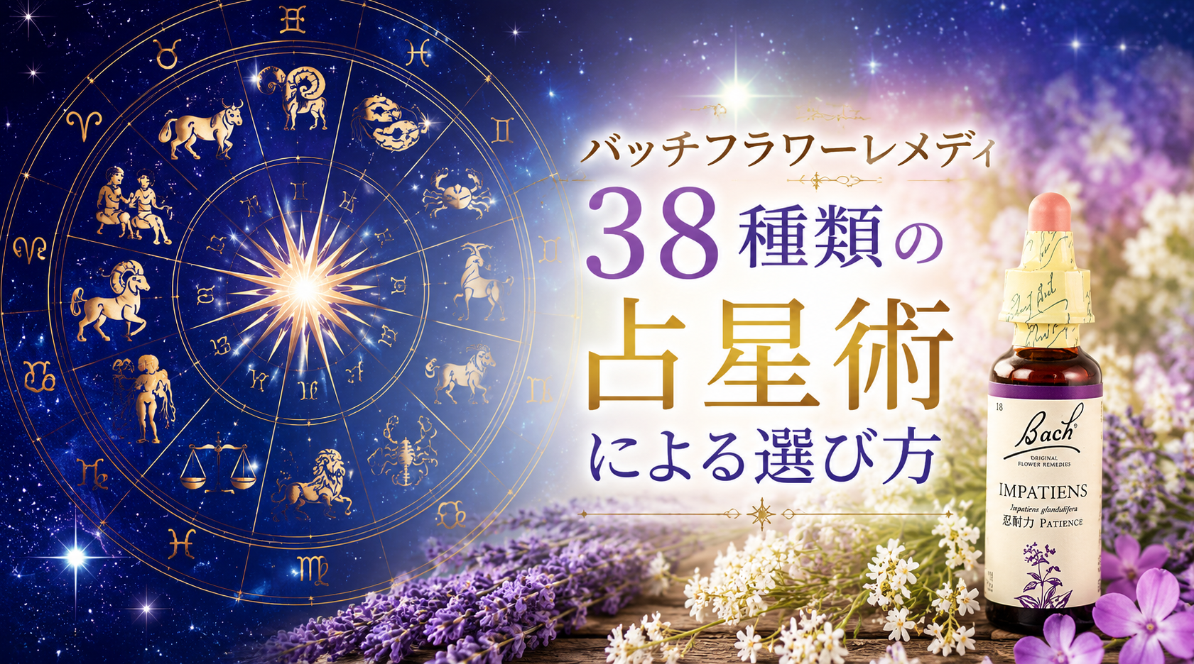 バッチフラワーレメディ38種類の占星術による選び方 – フラワー